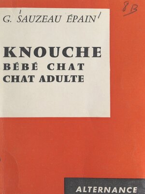 cover image of Knouche, bébé chat
